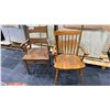 Image 1 : PAIR OF VINTAGE WOOD DINING CHAIRS