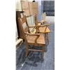 Image 3 : PAIR OF VINTAGE WOOD DINING CHAIRS