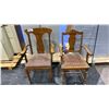 Image 1 : PAIR OF VINTAGE WOOD DINING CHAIRS