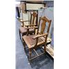 Image 2 : PAIR OF VINTAGE WOOD DINING CHAIRS