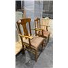 Image 3 : PAIR OF VINTAGE WOOD DINING CHAIRS