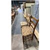 Image 5 : PAIR OF MATCHING VINTAGE WOOD CHAIRS