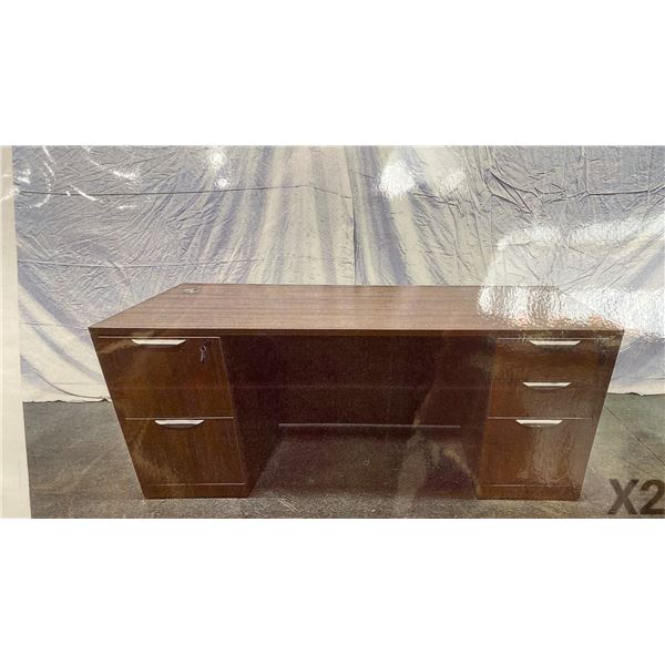 2 CONTEMPORARY  MODERN OFFICE DESKS