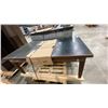 Image 2 : BLACK TOP WOOD DINING TABLE