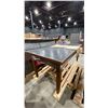 Image 4 : BLACK TOP WOOD DINING TABLE
