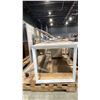 Image 5 : MOBILE FOLDING TABLE & WHITE MODERN 2 DRAWER DESK