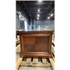 Image 2 : DARK WOOD 7 DRAWER EXECUTIVE DESK