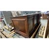 Image 5 : DARK WOOD 7 DRAWER EXECUTIVE DESK