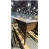 Image 4 : DARK WOOD CONTEMPORARY 4 DRAWER DESK