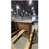 Image 5 : DARK WOOD CONTEMPORARY 4 DRAWER DESK