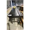 Image 2 : BLACK WOOD DESK WITH 3 MATCHING FLOATING SHELVES