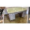 Image 1 : 6 DRAWER VINTAGE METAL DESK
