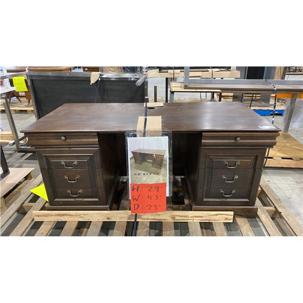 4 DRAWER SOLID WOOD DESK