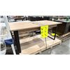 Image 2 : METAL BASE WOOD TOP DINING TABLE