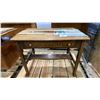 Image 1 : SINGLE DRAWER SOLID WOOD DESK WITH PENCIL SHARPENER