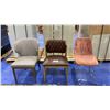 Image 1 : 3 ASSORTED ACCENT CHAIRS
