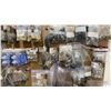 Image 3 : WALL OF ASSORTED CURTAIN HARDWARE *PEG BOARD NOT INCLUDED*