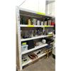 Image 1 : CONTENTS OF ENTIRE SHELVING UNIT- DECANTERS, BEER TAPS, BAR EQUIPMENT, ICE BUCKETS, PITCHERS, FAKE