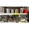 Image 6 : CONTENTS OF ENTIRE SHELVING UNIT- DECANTERS, BEER TAPS, BAR EQUIPMENT, ICE BUCKETS, PITCHERS, FAKE