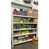 Image 1 : CONTENTS OF ENTIRE SHELVING UNIT- POSTAL BOXES, STAPLERS, CALCULATORS, GLUE, HOLE PUNCHES,