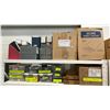 Image 2 : CONTENTS OF ENTIRE SHELVING UNIT- POSTAL BOXES, STAPLERS, CALCULATORS, GLUE, HOLE PUNCHES,