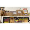 Image 2 : CONTENTS OF ENTIRE SHELVING UNIT- ASSORTED ENVELOPES, ROLODEX, HANGING FOLDERS, MAIL ROOM SUPPLIES