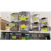 Image 2 : CONTENTS OF ENTIRE SHELVING UNIT- OFFICE TELEPHONE SETS, FILE FOLDERS, PIZZA BOXES, BEVERAGE CUPS &