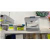 Image 2 : CONTENTS OF ENTIRE SHELVING UNIT- SMALL TABLE TOP WHITE BOARDS, LAPTOPS, HOTDOG TRAYS, SKEWERS &