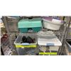 Image 4 : CONTENTS OF ENTIRE RACK- JEWELRY, TOILETRIES, FOOT BATHS, WIRE, CLEANING ITEMS & MORE