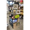 Image 1 : CONTENTS OF ENTIRE SHELVING UNIT- ASSORTED OFFICE ORGANIZERS & ARTWORK