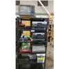 Image 1 : CONTENTS OF ENTIRE SHELVING UNIT- VHS PLAYERS, DVD PLAYERS, RECORD PLAYER, RADIOS, VINTAGE TV & MORE