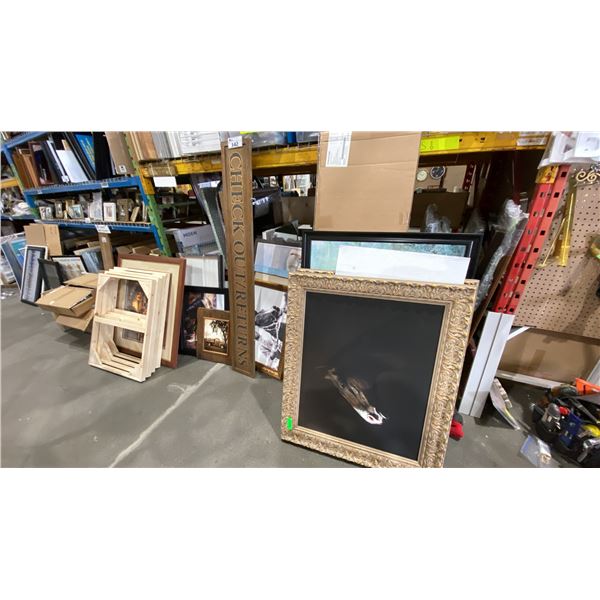 LARGE GROUP OF ASSORTED ARTWORK