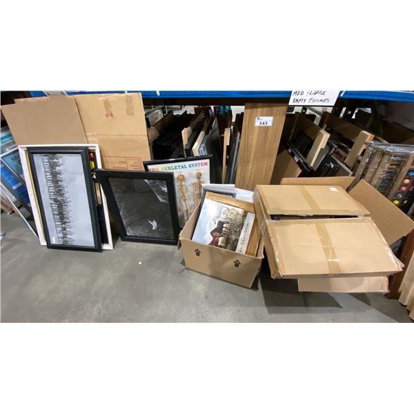 LARGE GROUP OF ASSORTED ARTWORK