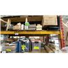 Image 3 : CONTENTS OF 2 SHELVES- ASSORTED SHELVING & BRACKETS