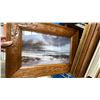 Image 4 : SHELF OF ASSORTED PICTURE FRAMES & ARTWORK