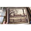 Image 2 : SHELF OF ASSORTED PICTURE FRAMES & ARTWORK