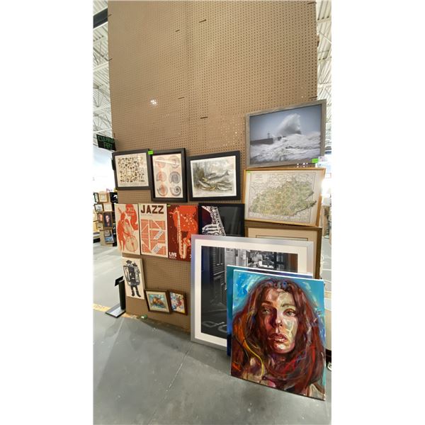 GROUP OF ASSORTED ARTWORK
