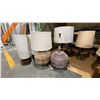 Image 2 : LARGE GROUP OF ASSORTED DECORATIVE TABLE LAMPS