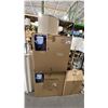 Image 1 : 2 BOXES OF FLOWER LAMP SHADES
