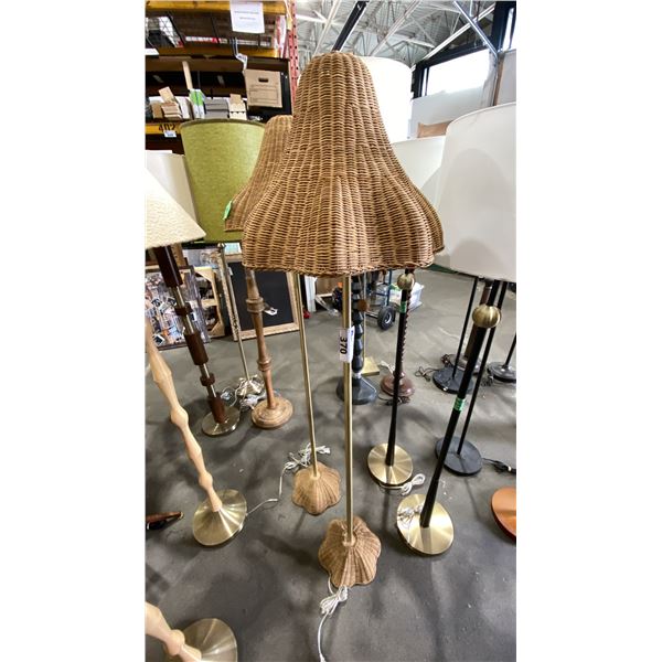 PAIR OF FLOOR LAMPS
