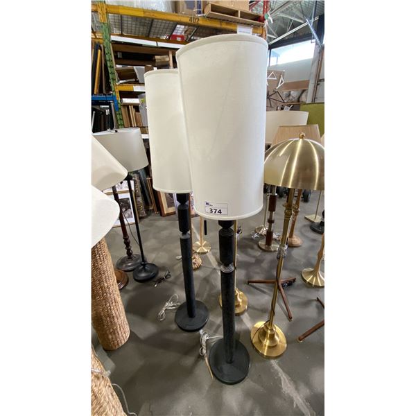 PAIR OF FLOOR LAMPS