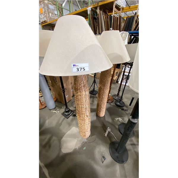 PAIR OF FLOOR LAMPS