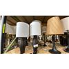 Image 3 : SHELF OF ASSORTED DECORATIVE TABLE LAMPS
