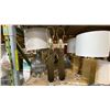 Image 2 : SHELF OF ASSORTED DECORATIVE TABLE LAMPS