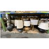 Image 1 : SHELF OF ASSORTED DECORATIVE TABLE LAMPS