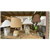 Image 2 : SHELF OF ASSORTED TABLE LAMPS