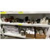 Image 3 : LARGE ASSORTMENT OF SALT SHAKERS, GLASSWARE AND COFFEE CUPS