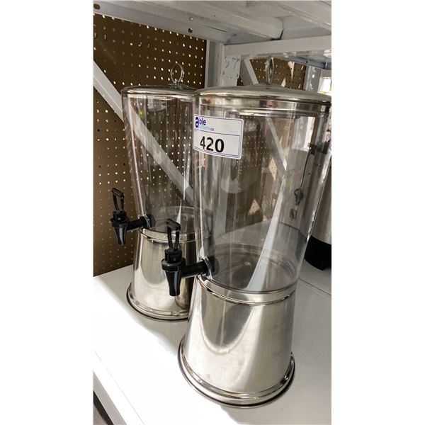 PAIR OF MATCHING DRINK DISPENSERS