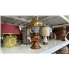 Image 1 : ASSORTED DESK LAMPS, CROSSES AND DECOR