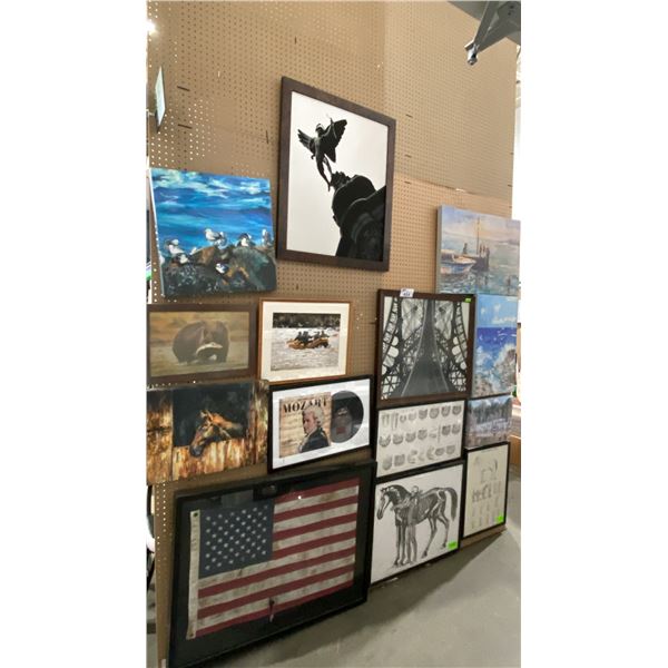 ASSORTMENT OF FRAMED ART
